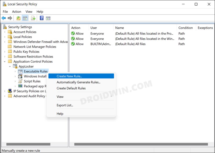 How to Block Files  Folders  Apps from being accessed in Windows 11 - 47