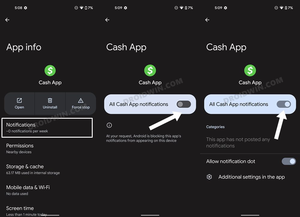 Cash App notifications delayed