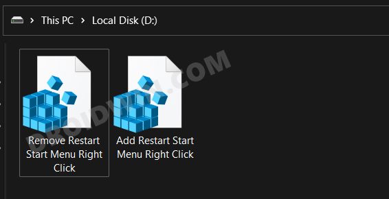 Restart Start Menu in Windows 11