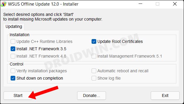 How to Download and Install Windows Updates via WSUS Offline - 13