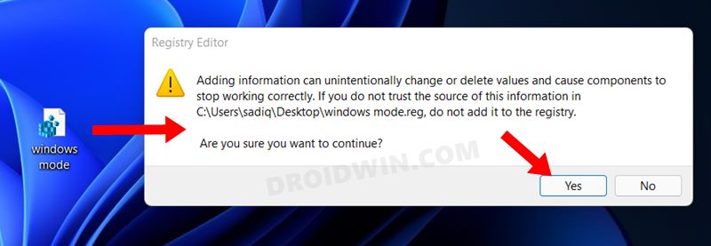 Add Dark Light Mode option in Windows 11 Right Click Menu   DroidWin - 58
