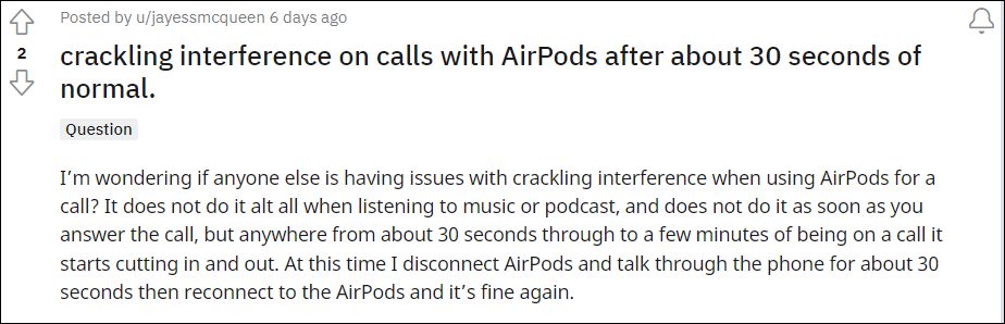 AirPods Pro randomly Disconnected from Paired iPhone