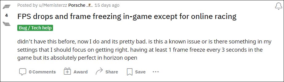 Forza Horizon 5 FPS Drop