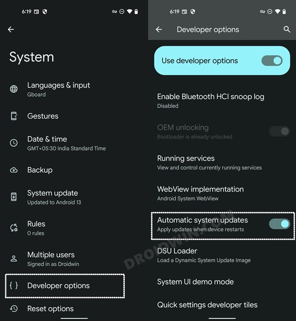 Stop Automatic Android OS Upgrades