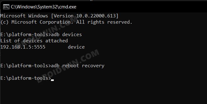 boot galaxy watch 4 to recovery mode