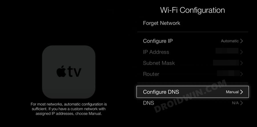 AppleTVでのAmazonPrimeVideoインターネット接続の問題