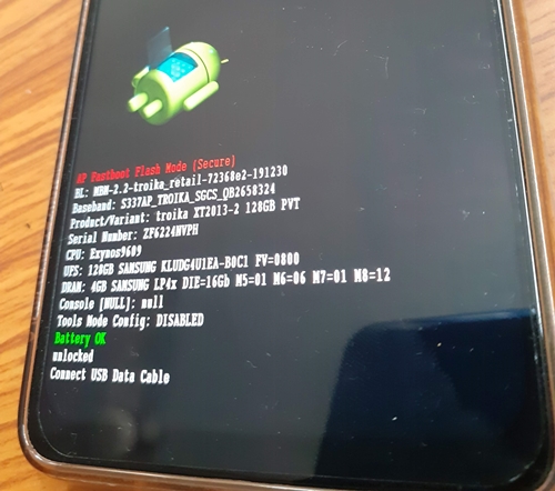 Downgrade Motorola Edge 20 from Android 12 to Android 11