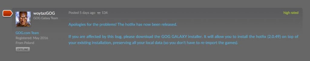 gog galaxy failed to load game database