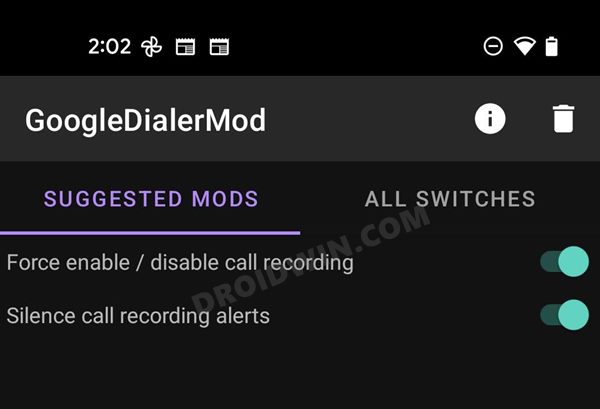 Enable Call Recording in Google Dialer
