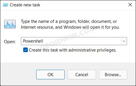 Powershell not working in Windows 11