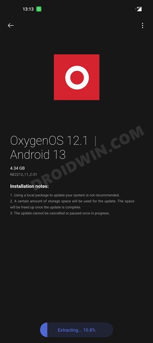 install android 13 oneplus 10 pro