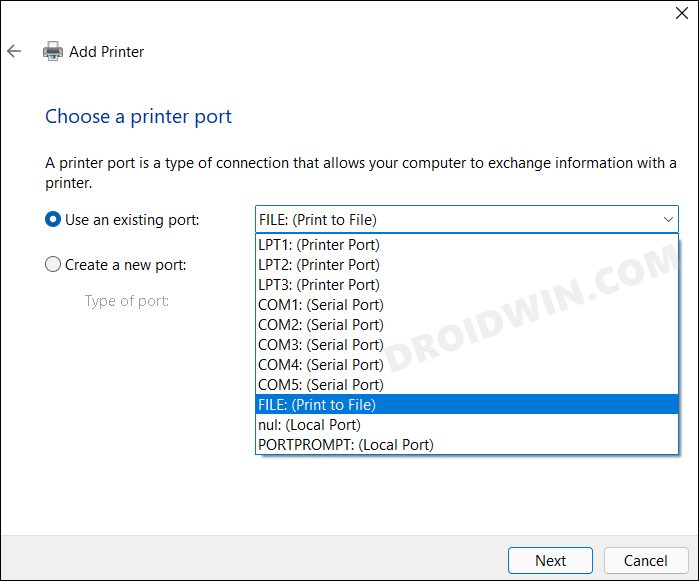Print to PDF Option Missing in Windows 11