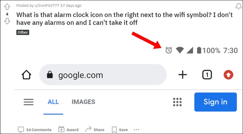 Alarm Clock icon Moto G