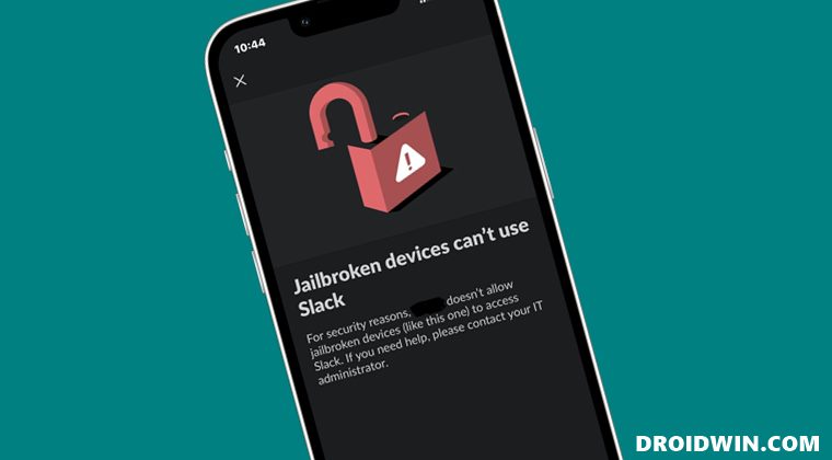 Jailbroken devices can’t use Slack ios 16 beta