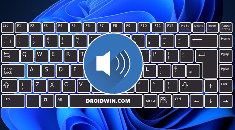 Keyboard produces beeping sound when pressed