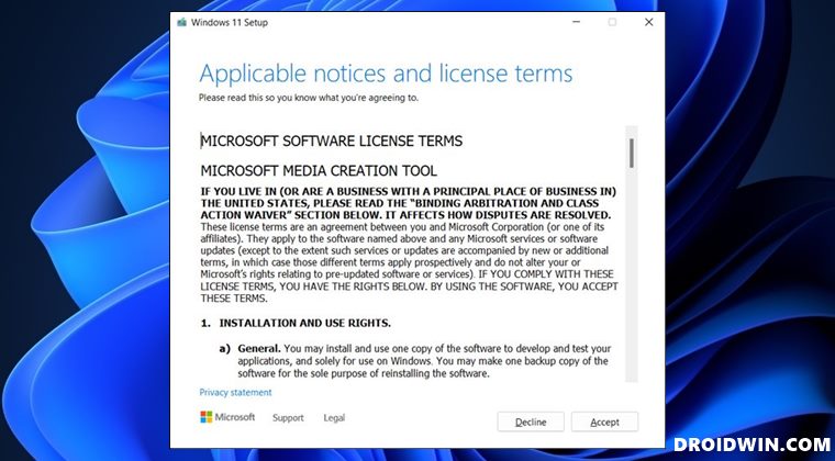 Media Creation Tool not working in Windows 11