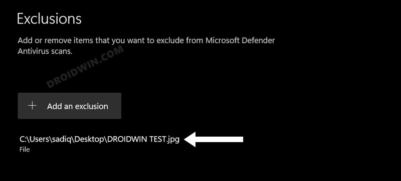 Add Files Folders to Microsoft Defender Exclusion List in Windows 11 - 86