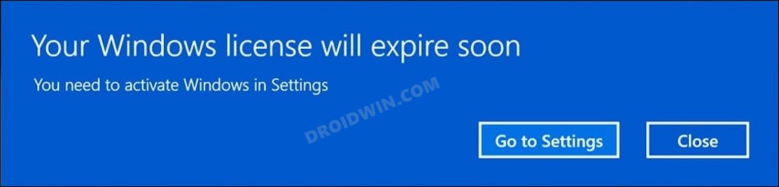 Your Windows license will expire soon: Windows 11 Fix - DroidWin
