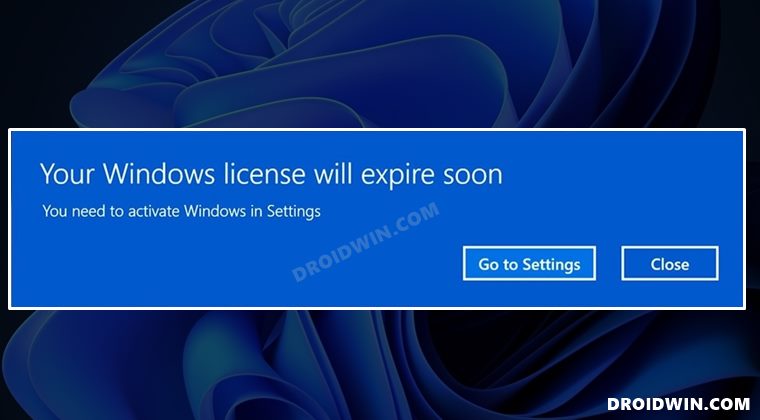 Your Windows license will expire soon  Windows 11 Fix   DroidWin - 52