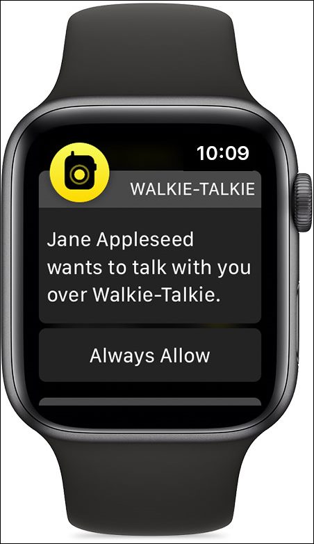 Apple Watch Walkie Talkie not working