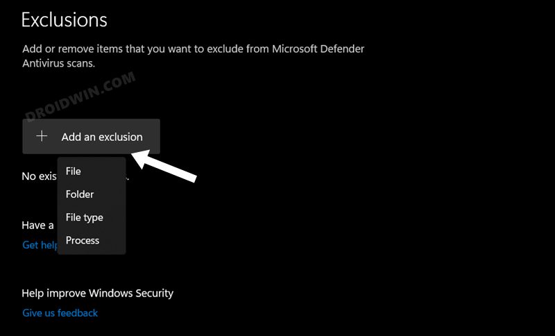 Add Files Folders to Microsoft Defender Exclusion List in Windows 11 - 49