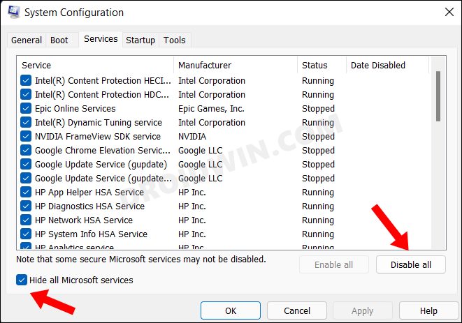 Update.exe Application Error in Windows 11