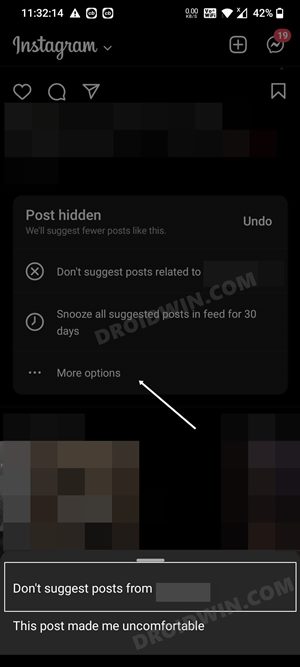 Disable Suggested Posts on Instagram