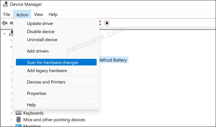 Yellow Triangle Warning on Battery Icon in Windows 11  Fix  - 81