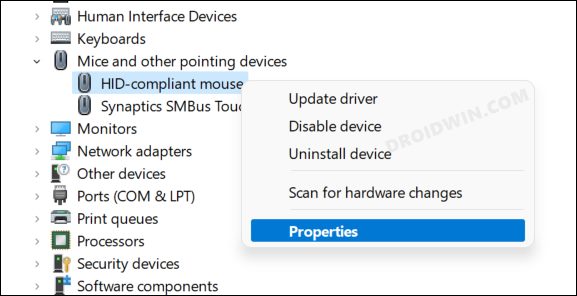 Change the Mouse Scrolling Direction in Windows 11