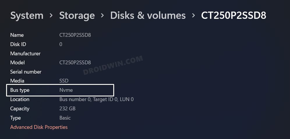 PC has HDD SSD NVMe