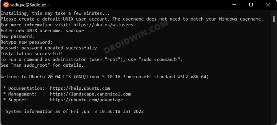 Install Linux   Run Linux Commands in Windows 11 - 17