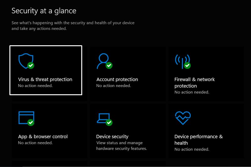 Microsoft Defender Exclusion List in Windows 11