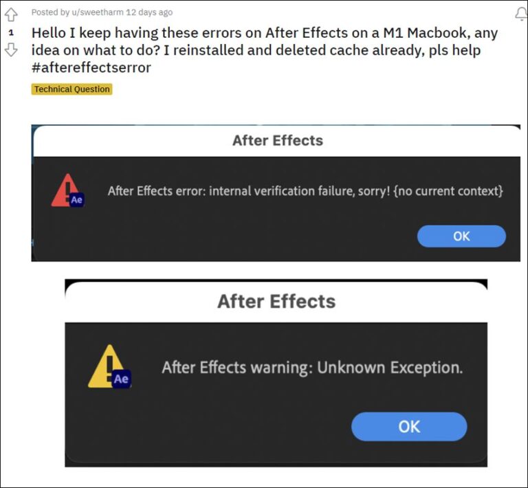 adobe after effects m1 max