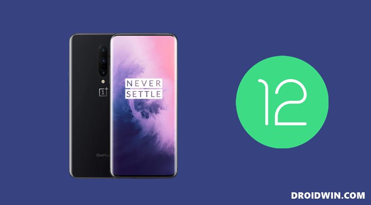 Android 12 OxygenOS 12 for OnePlus 7