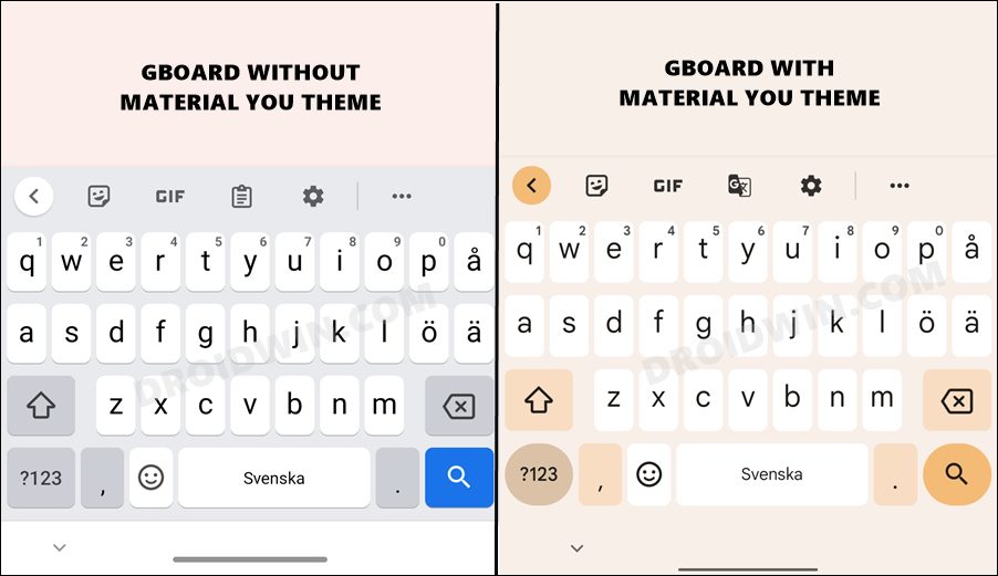 Enable Material You Theme in Gboard