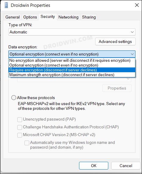 VPN Error 734 PPP Link Control Protocol was Terminated  Windows 11 Fix - 27
