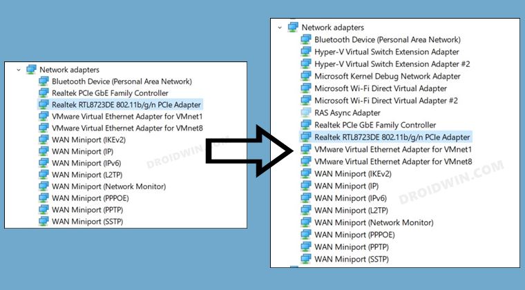 How to View Hidden Network Adapter in Windows 11 - 84