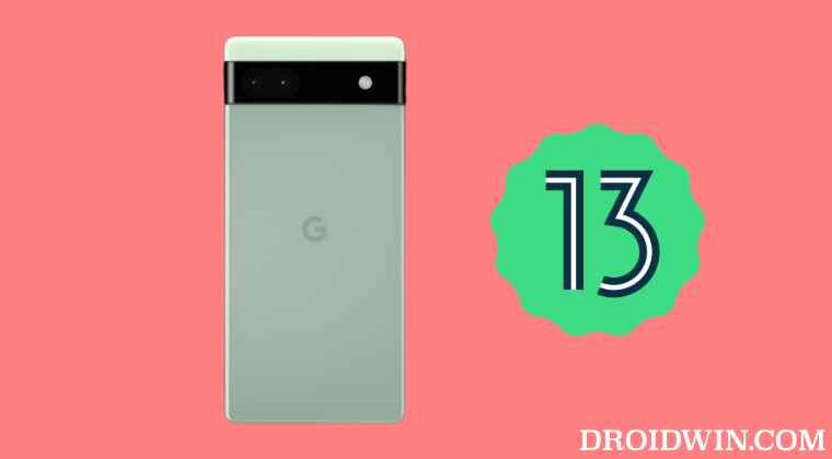 install android 13 pixel 6A