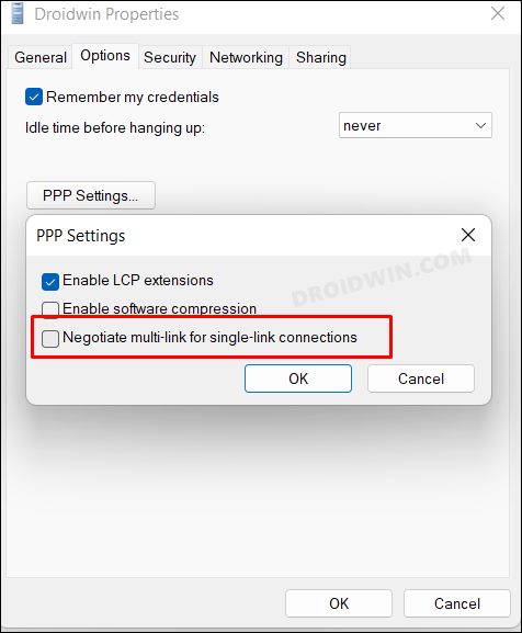 VPN Error 734 PPP Link Control Protocol was Terminated  Windows 11 Fix - 92
