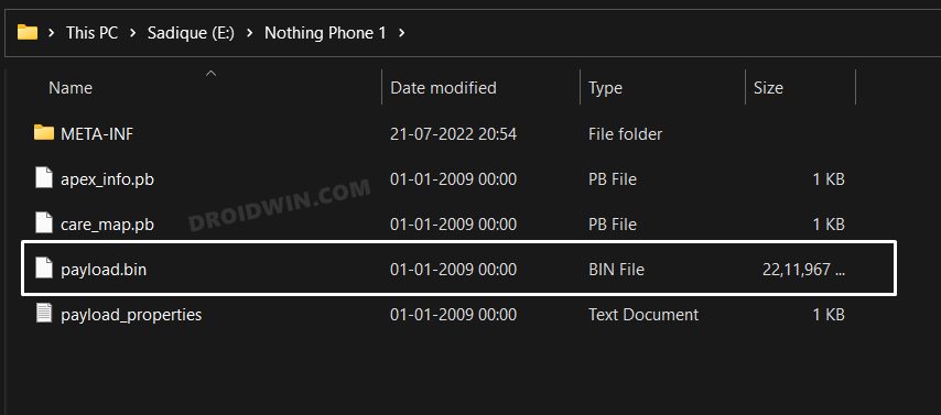 nothing phone 1 firmware