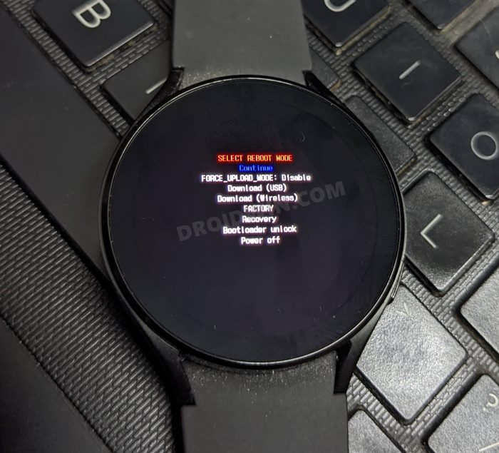 Galaxy Watch 4 Download Mode