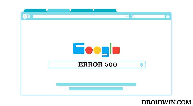 Google Image Search not working: Error 500
