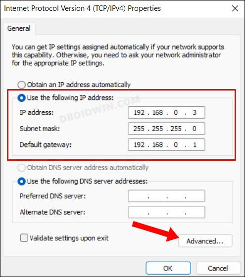 How to Add Multiple IP Address and DNS Address in Windows 11 - 12