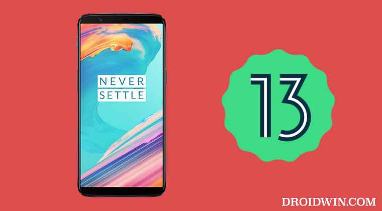 android 13 oneplus 5t