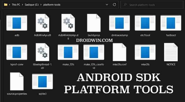 android sdk platform tools