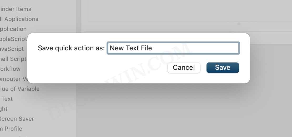 Create a New Text File in a Folder on Mac