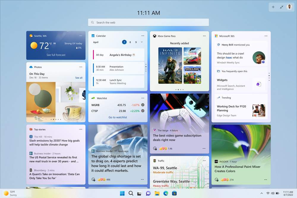 Enable Full-Screen Widgets in Windows 11