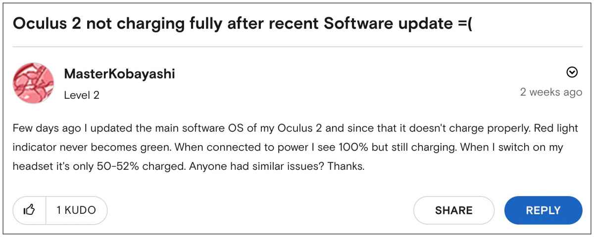 Oculus Quest Not Charging