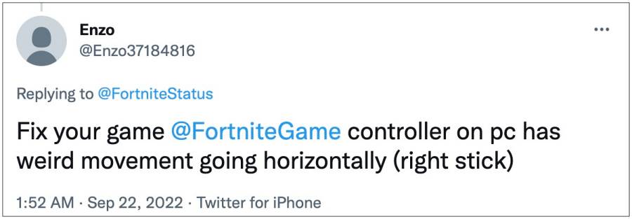 Controllers not working in Fortnite