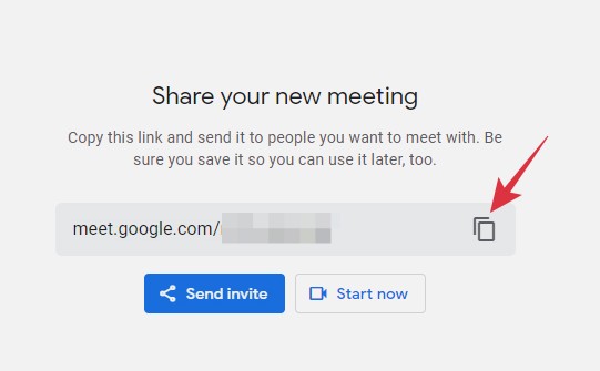 Google Meet Invite failed to send error